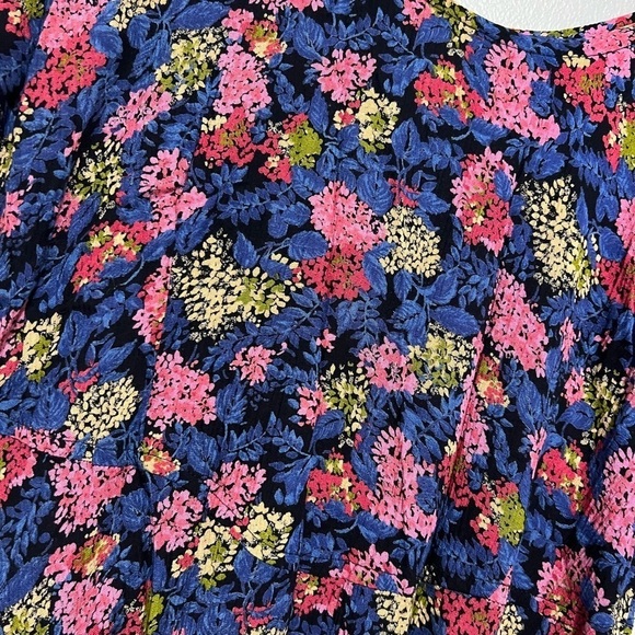 Rabbit Rabbit Rabbit Designs Vintage Floral Midi Dress Medium (vintage 12) - Picture 3 of 7